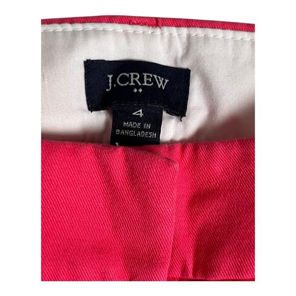 J.Crew Chino Shorts Cotton Neutral Basic Everyday Casual Preppy 4 Twee - Picture 2 of 3